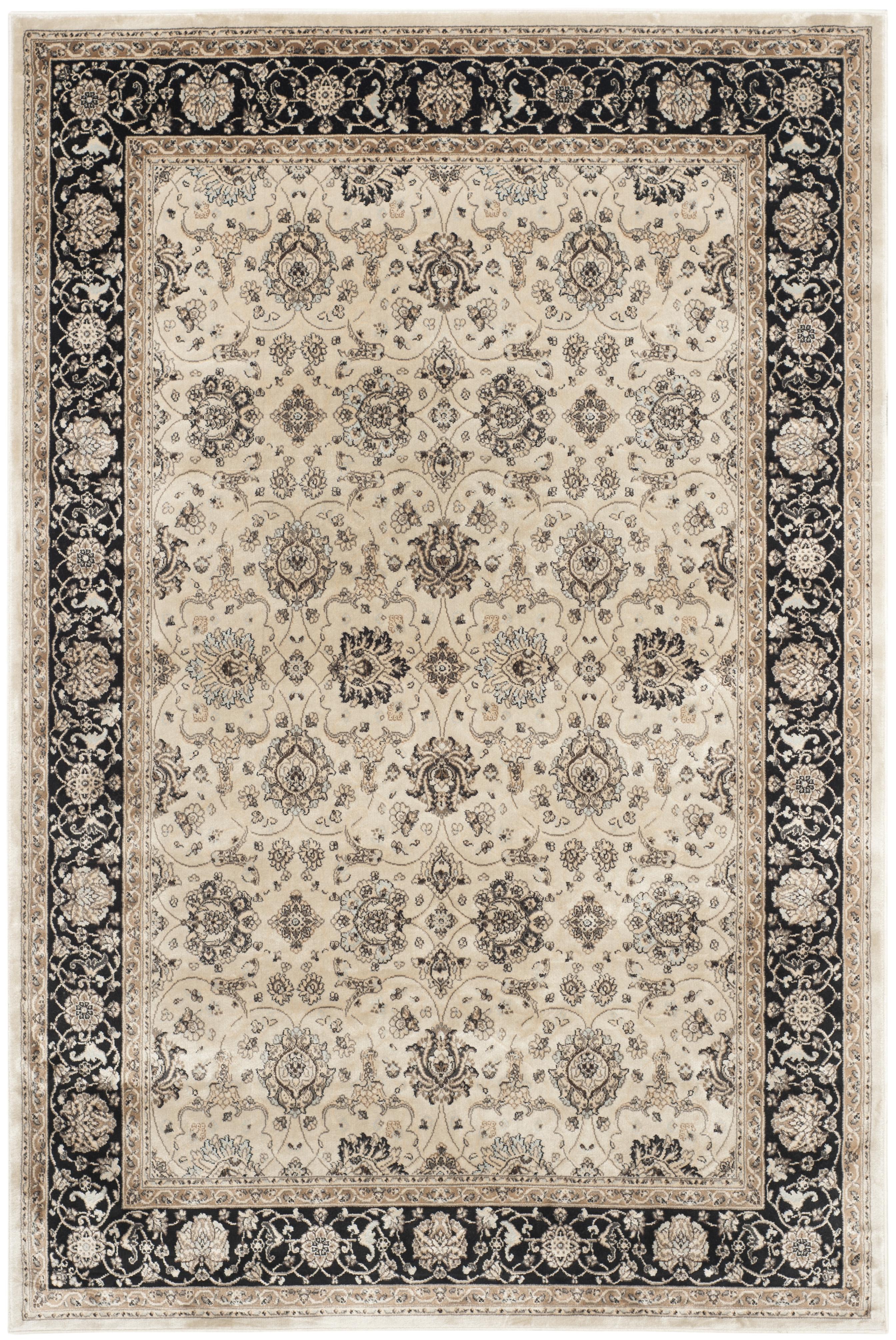 Arlo Home Woven Area Rug, PEG608D, Ivory/Black,  6' 7" X 9' 6" - Image 0