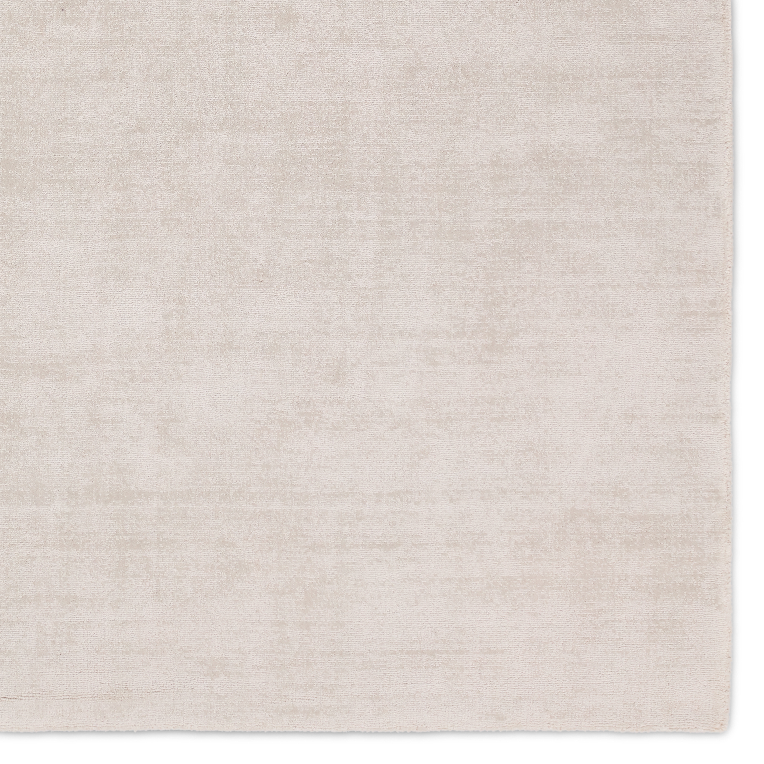 Arcus Handmade Indoor/Outdoor Solid Cream Area Rug (6'X9') - Image 3