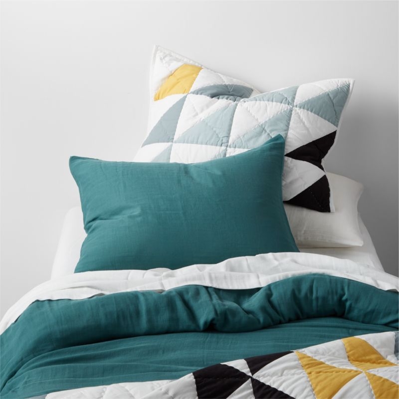 Supersoft Kids Pampas Ivory Gauze Organic Cotton Twin Sheet Set - Image 1