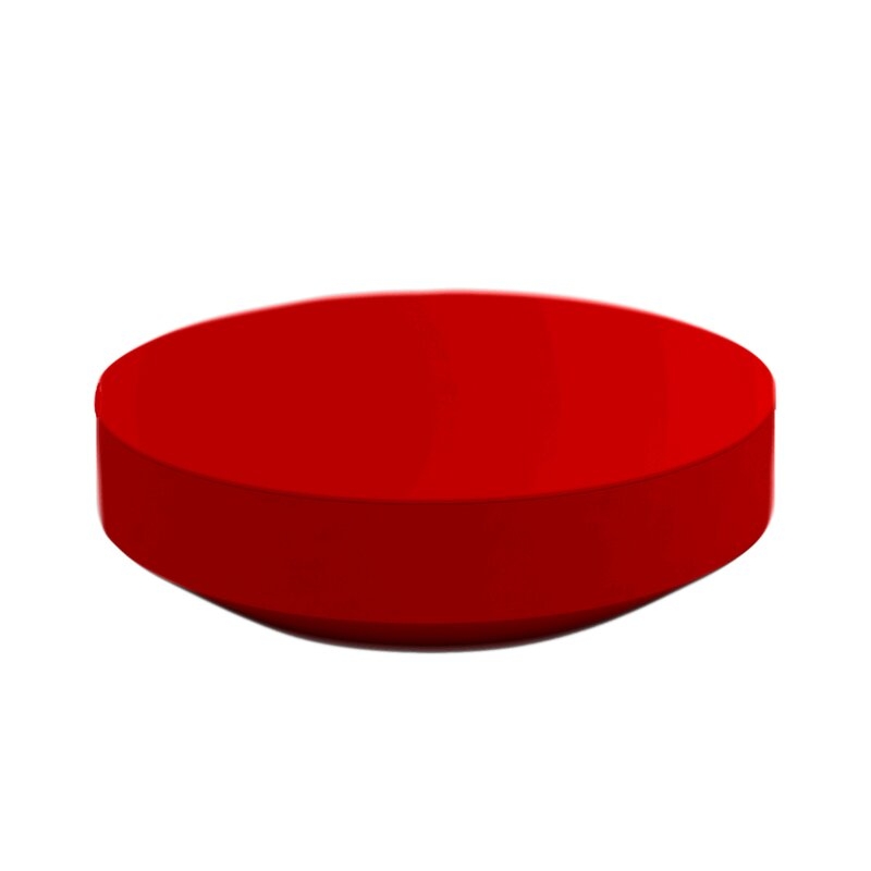 Vondom Vela Plastic Coffee Table Color: Red - Image 0