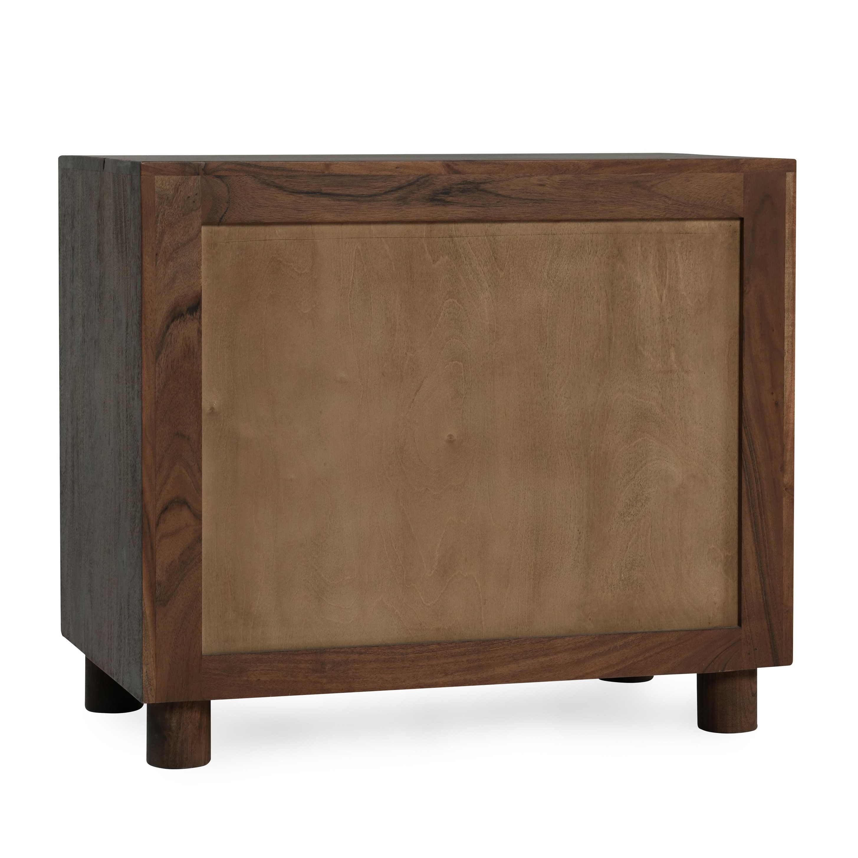 Jaxon Wood 2Dwr Nightstand Cocoa Brown - Image 4