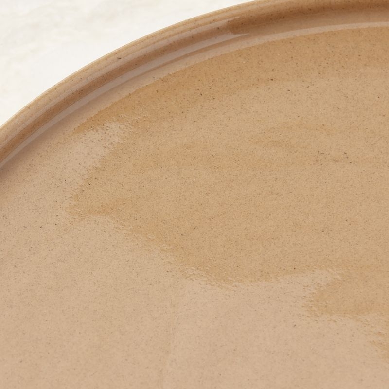 Darra Natural Recycled Stoneware Salad Plates Set of 4 - Image 1