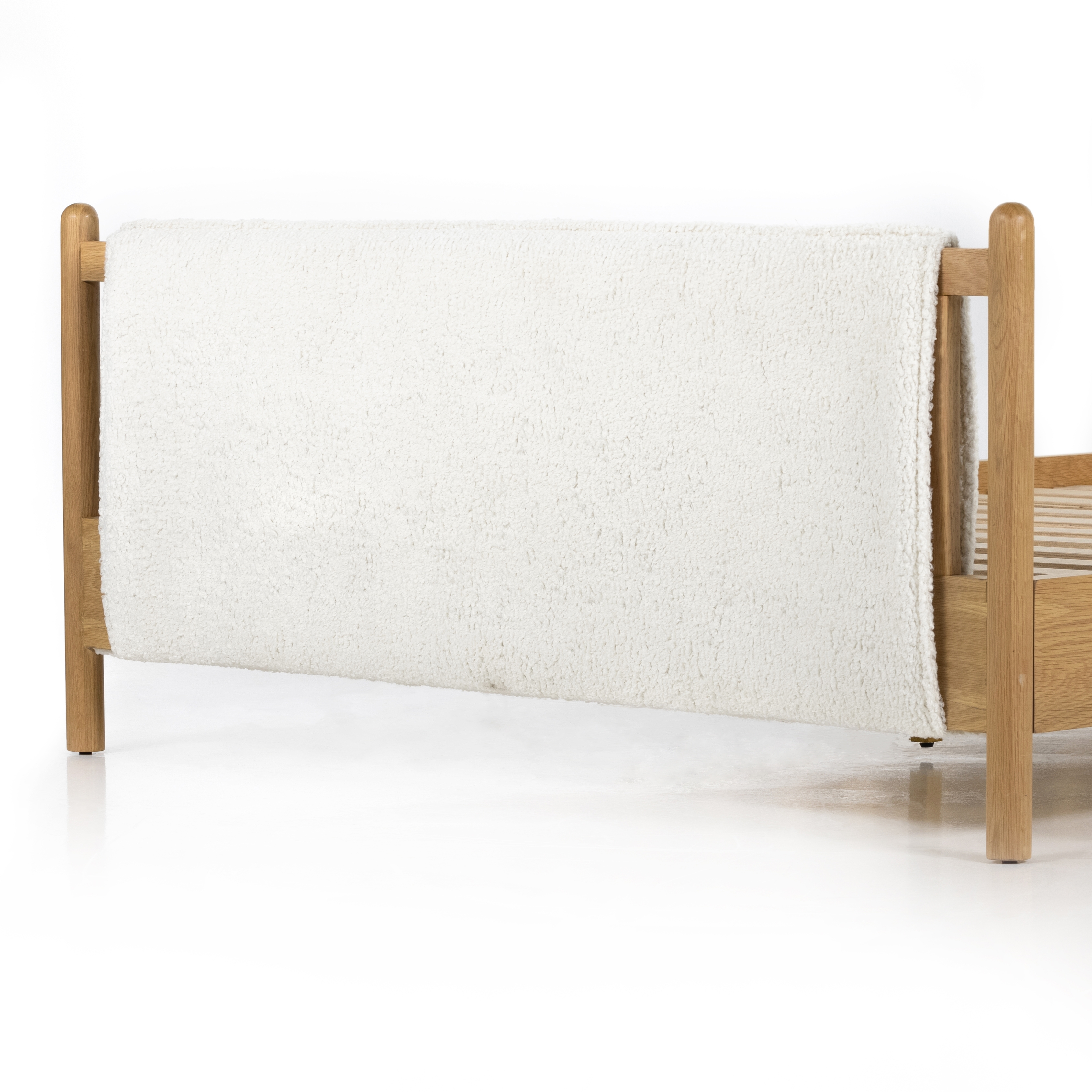 Bowen Bed-Sheepskin Natural-Queen - Image 8