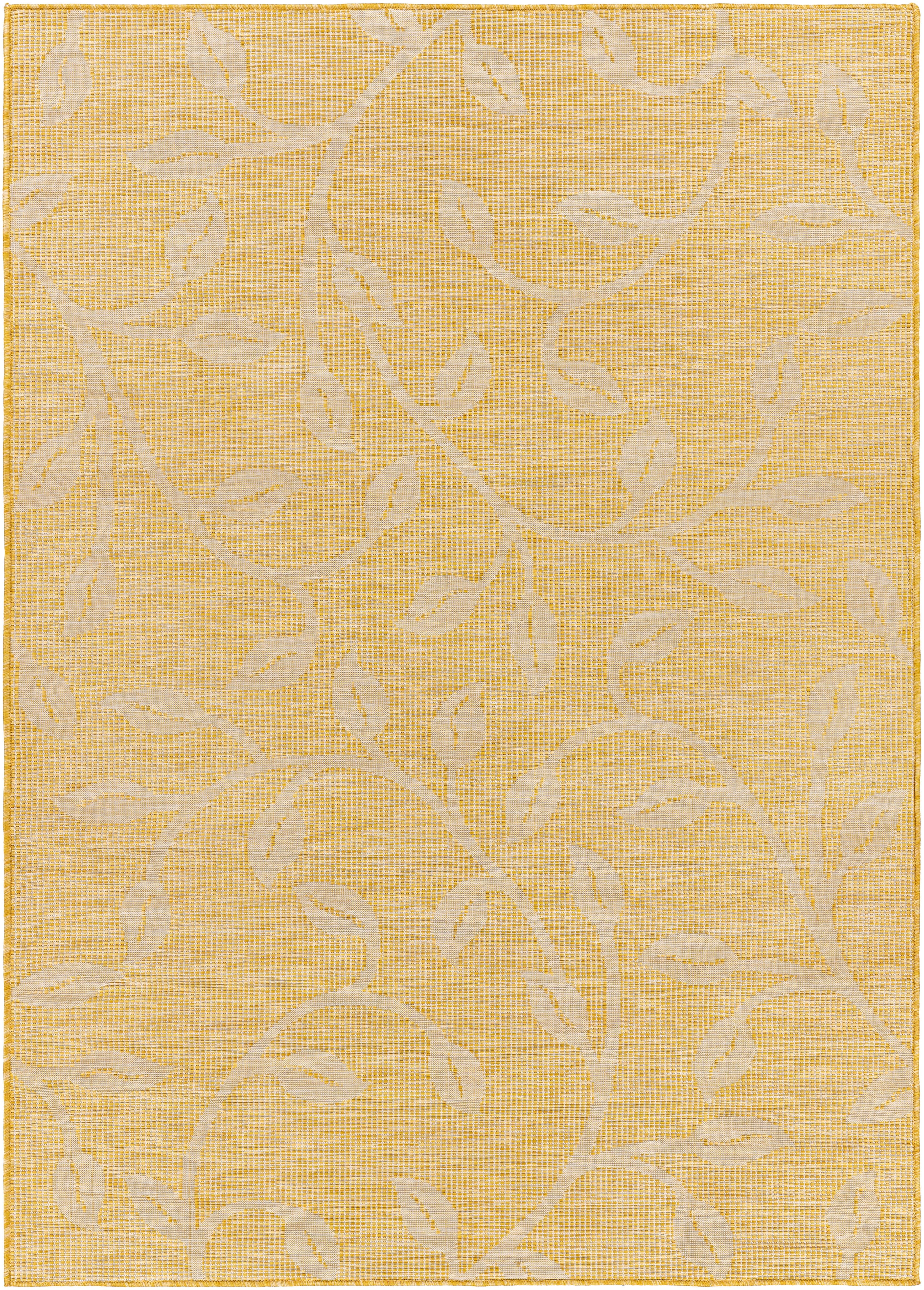 Pasadena Beige Outdoor 2'6" x 4' Machine Woven Rug - Image 0