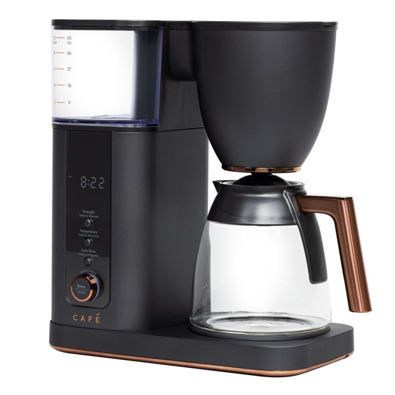 Café ™ Matte Black 10-Cup Drip Coffee Maker with Glass Carafe - Image 8
