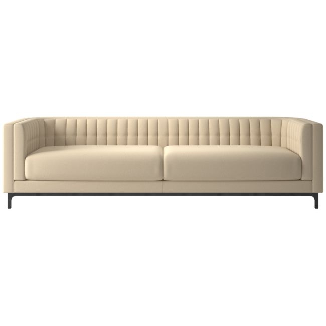 Ambroise 104" Curious Mink Sofa - Image 0