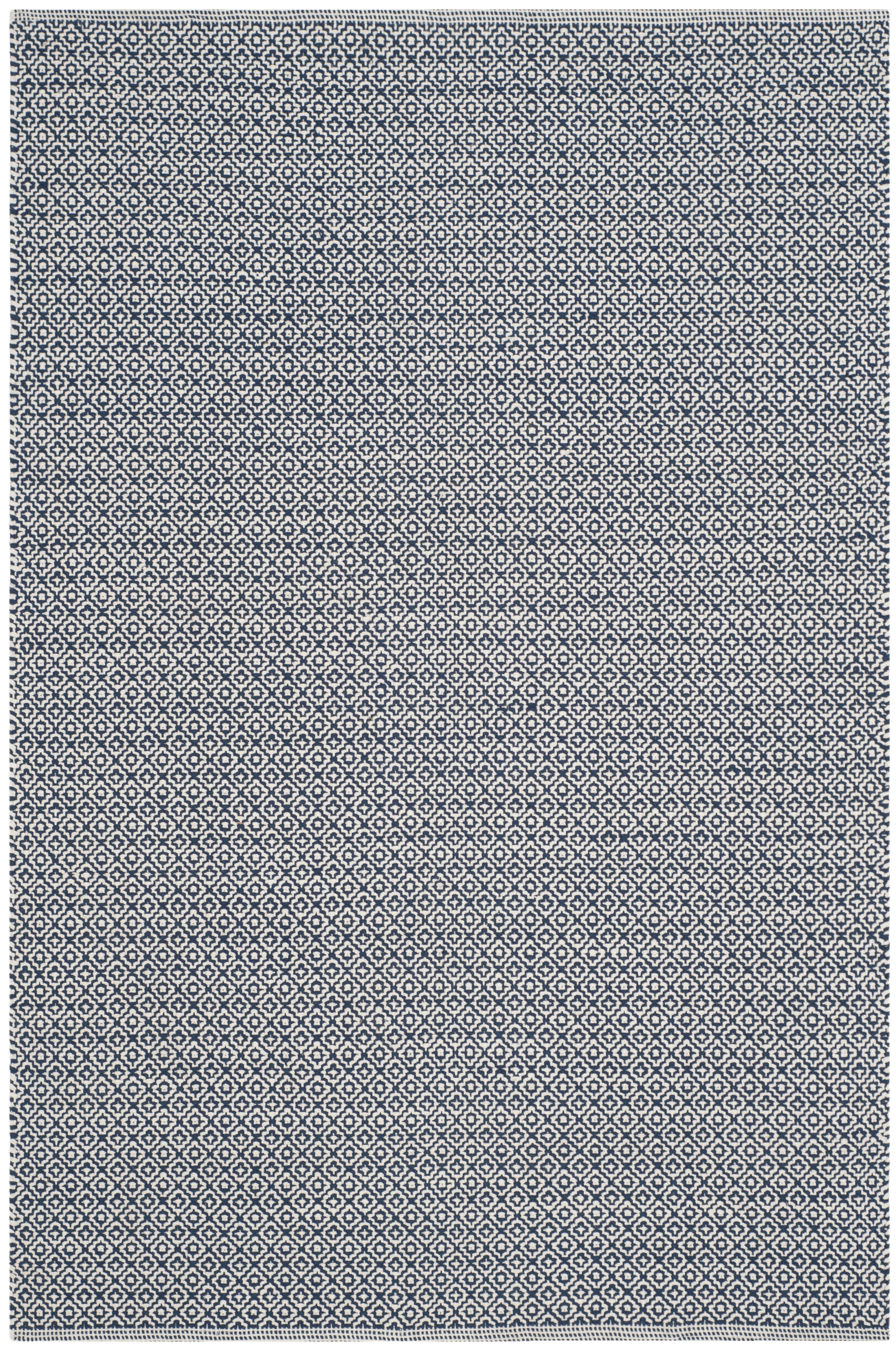 Arlo Home Hand Woven Area Rug, MTK717H, Ivory/Navy,  4' X 6' - Image 0