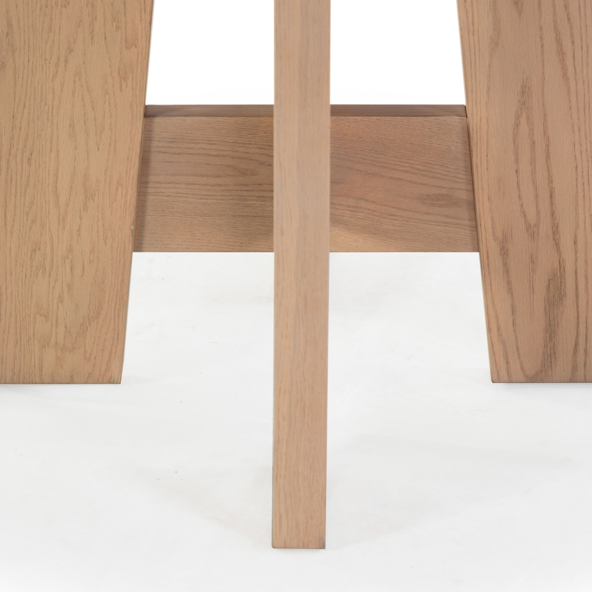 Beverley Wood 47" Dining Table - Oak - Image 4