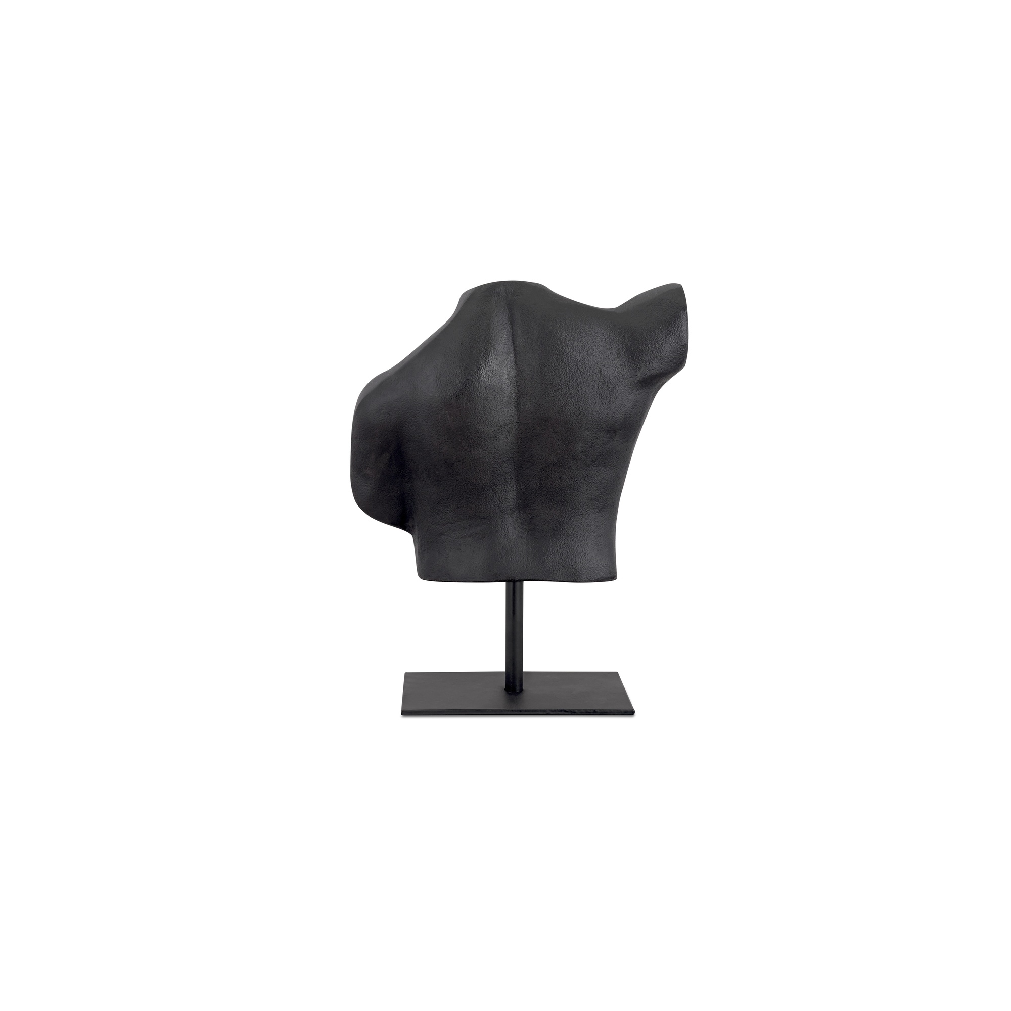 Victor Cast Alumiinum Sculpture Aged Black - Image 4