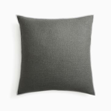 Classic Linen Pillow Cover, 20"x20", Slate - Image 0