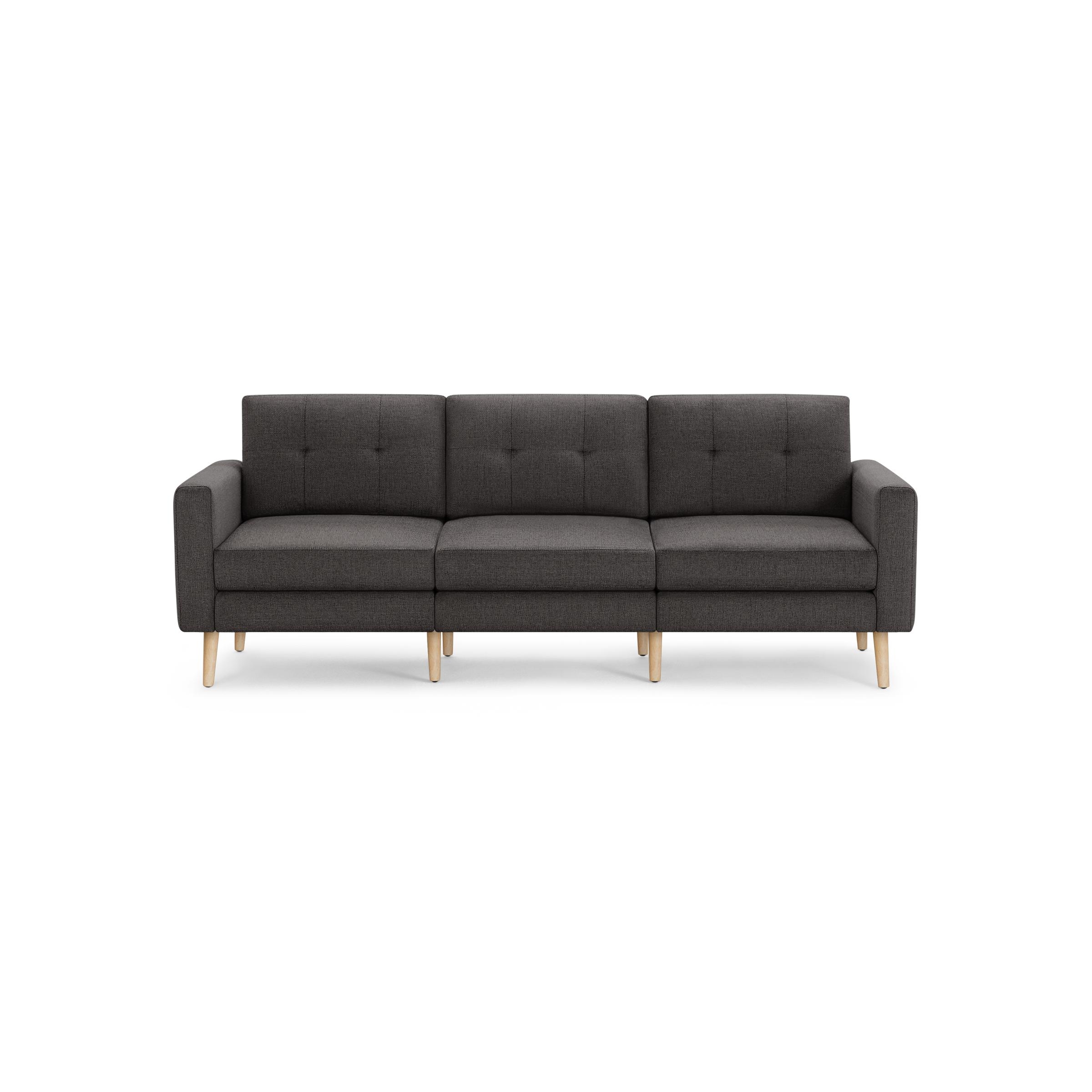 Nomad Sofa in Charcoal, Oak Legs, Leg Finish: OakLegs - Image 0