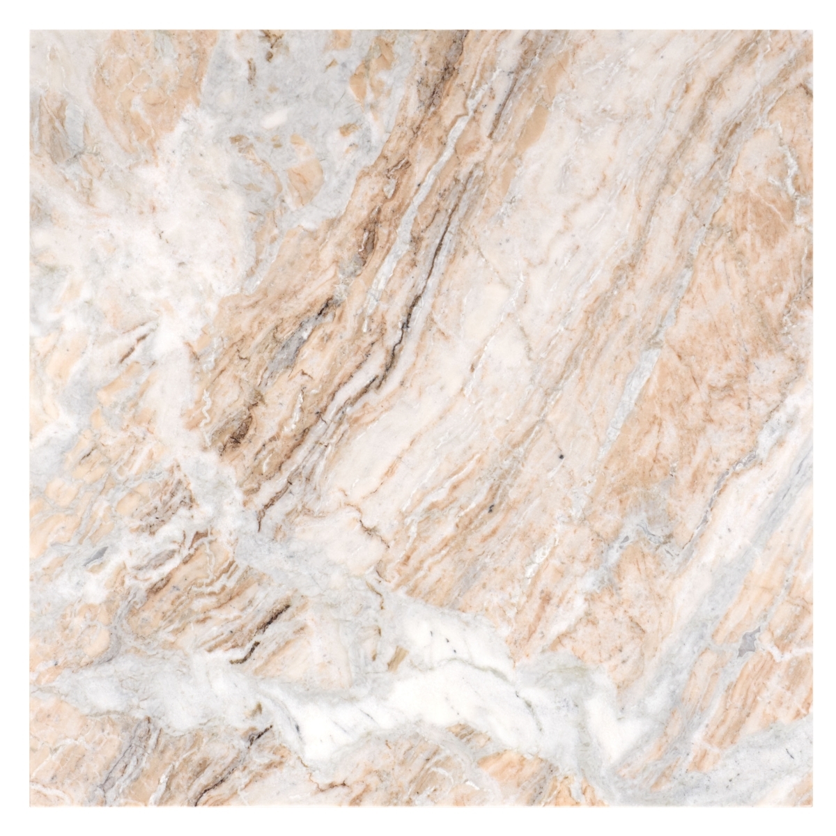 Macklyn Marble Top Coffee Table - Light Brown / Black - Image 5