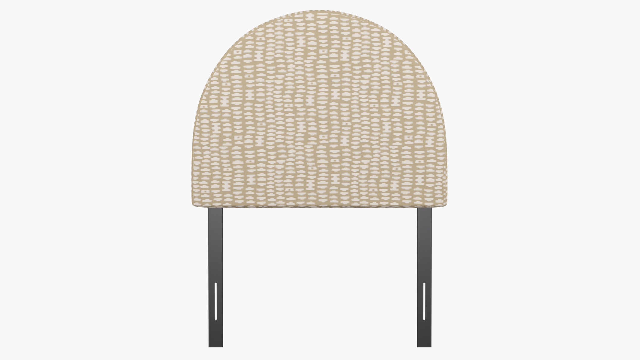 Arched Back Headboard, Sand Odalisque, Twin - Image 1