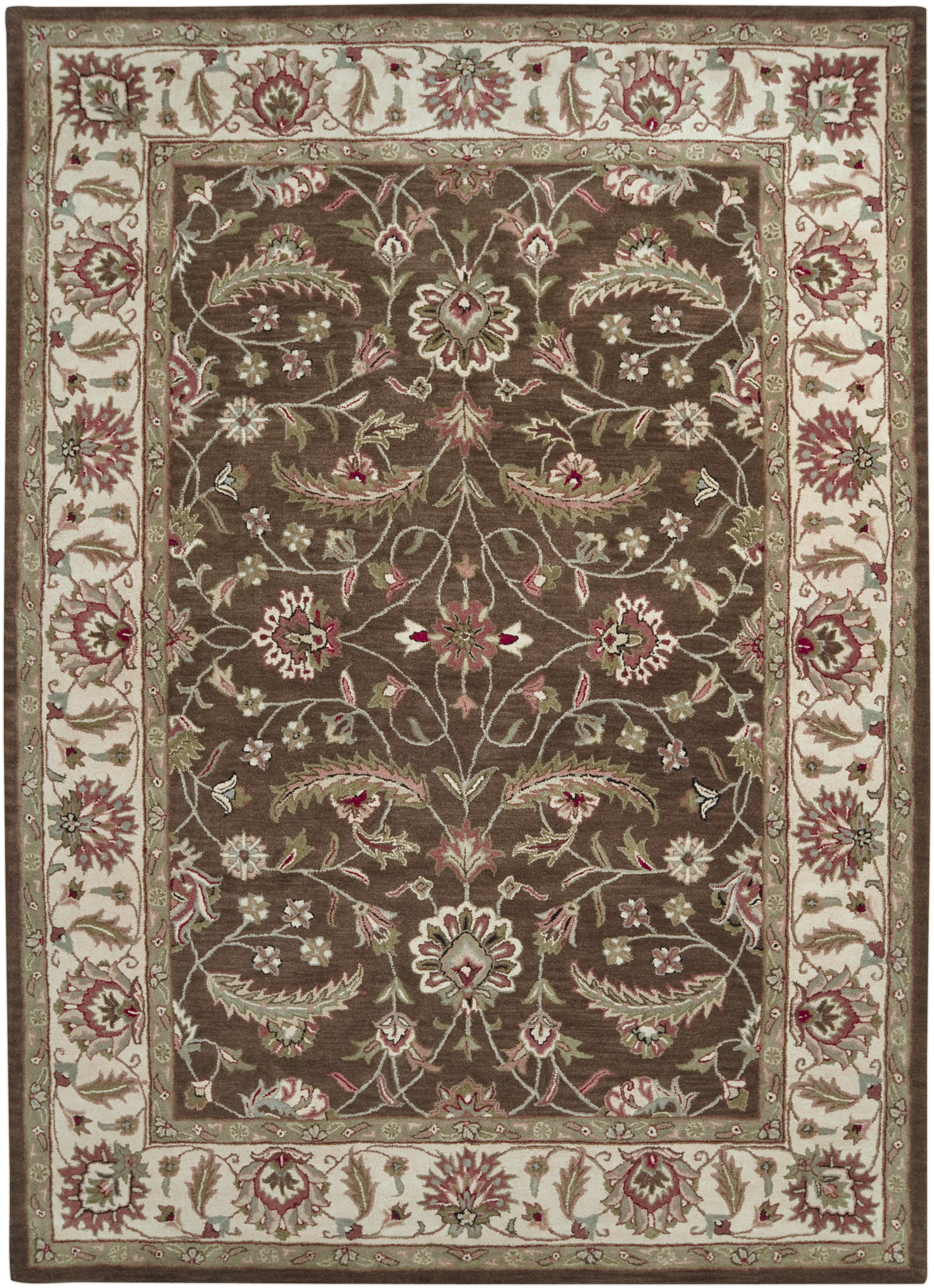 Caesar Brown Indoor 6' x 9' Handmade Rug - Image 0