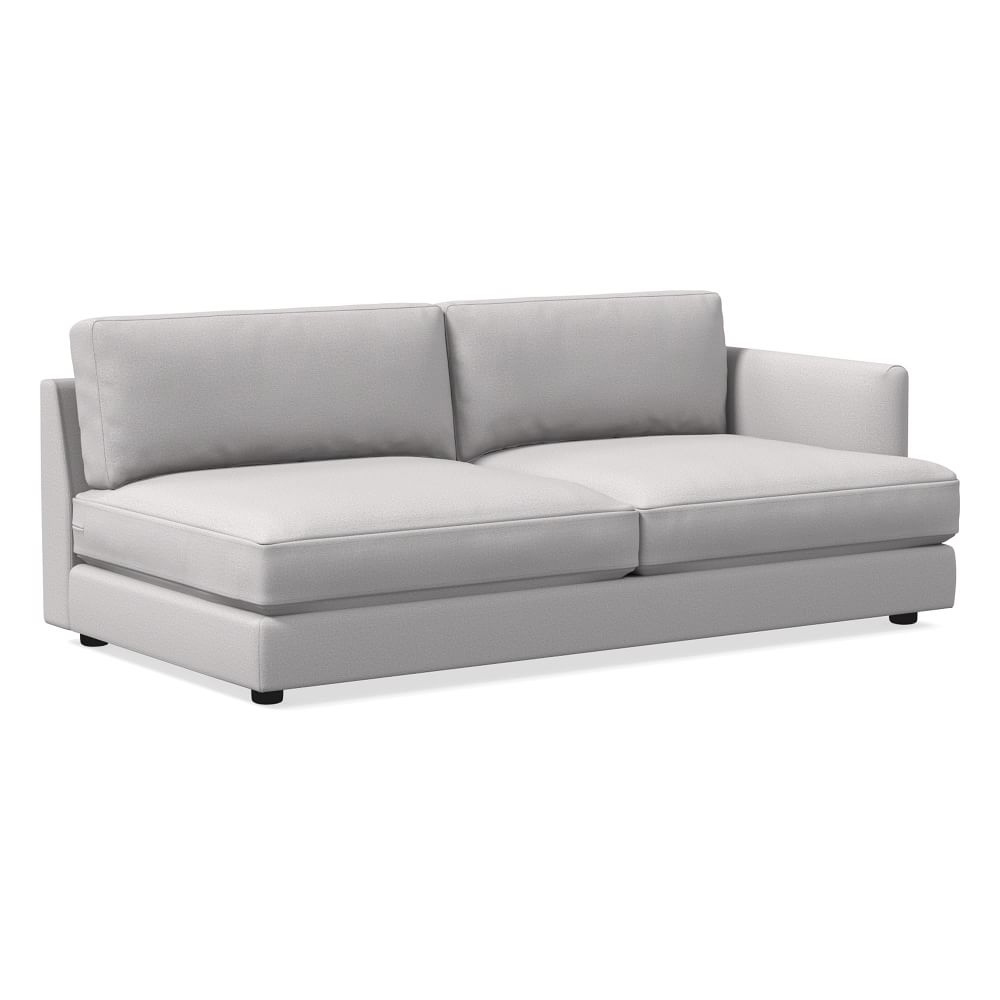 Haven XL Right Arm Sofa, Trillium, Performance Chenille Tweed, Frost Gray, Concealed Supports - Image 0