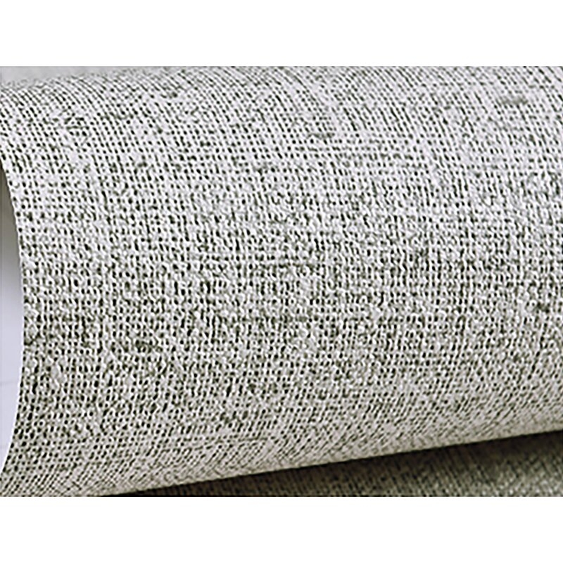 Porpora Textured Peel & Stick Wallpaper Roll, Light Gray, 33' x 24" - Image 2