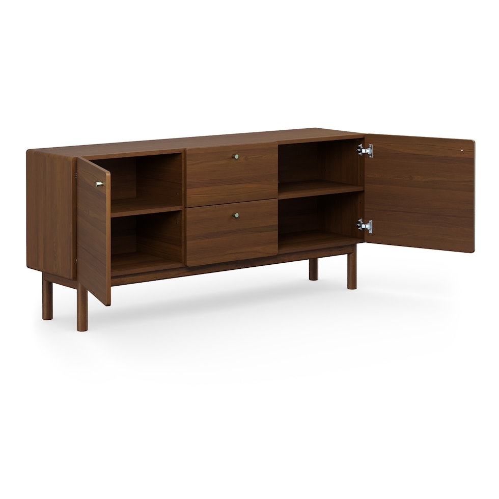 Heidi 64.5" Sideboard - Walnut - Image 1