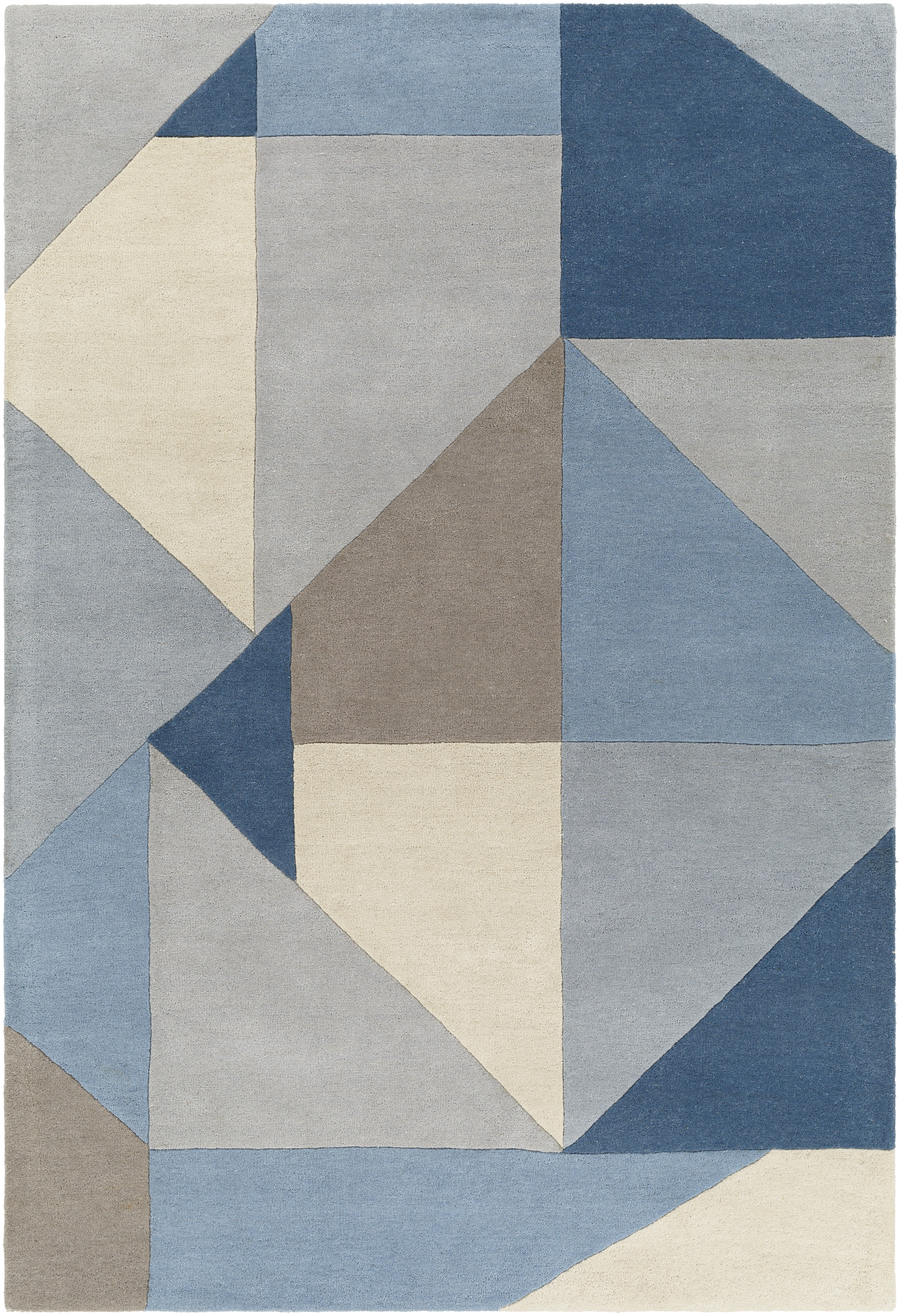 Queens Blue Indoor 2' x 3' Handmade Rug - Image 0