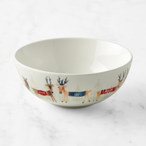 Natale Reindeer Cereal Bowls, Set of 4 - Image 0