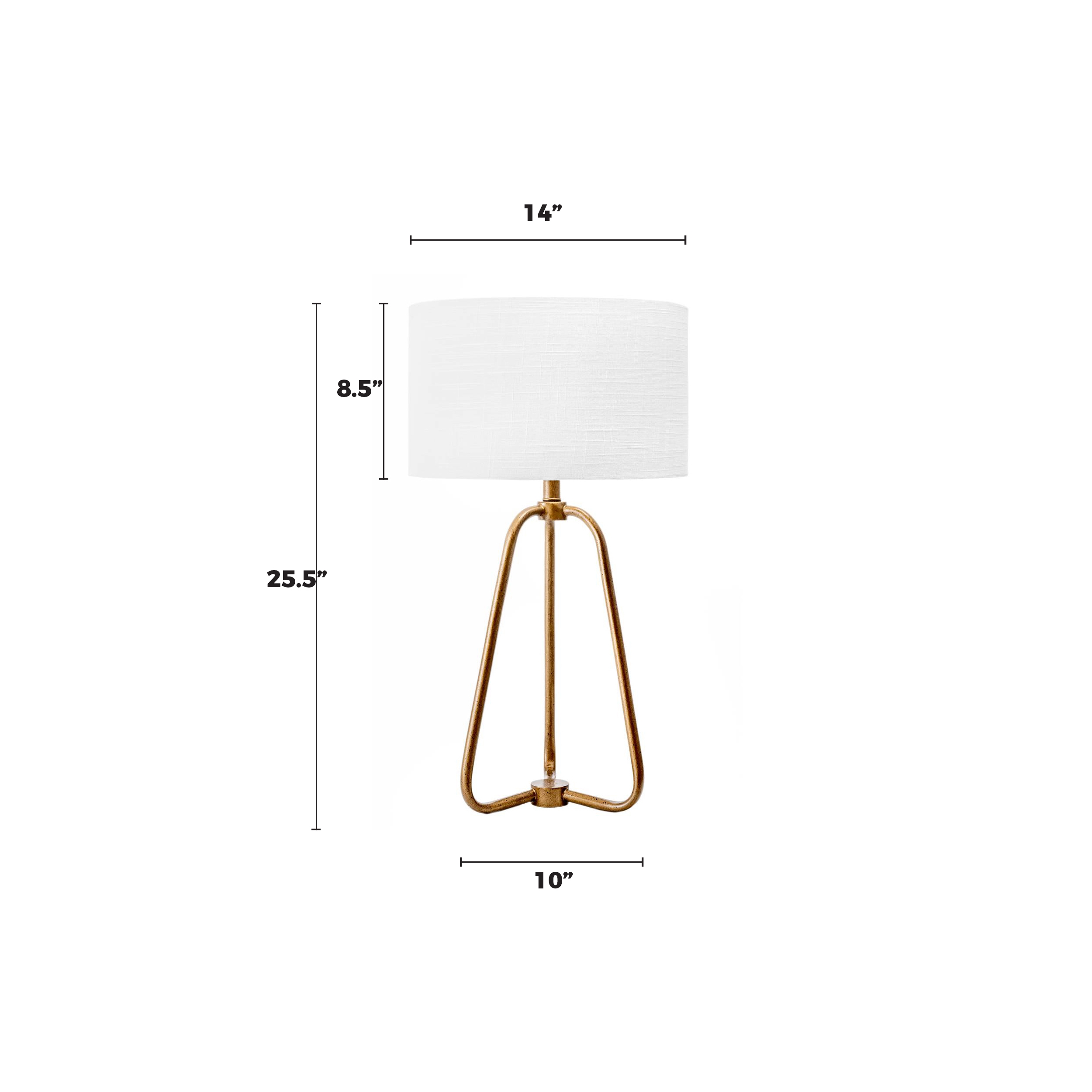 Captiva 26" Metal Table Lamp - Image 2