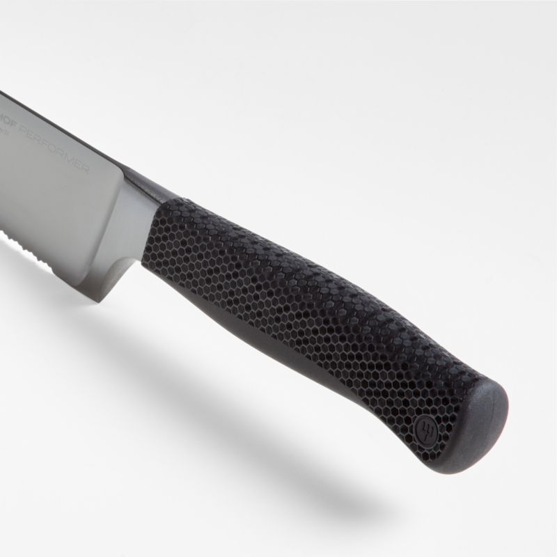 Wusthof ® Performer Black 9" Double-Serrated Bread Knife - Image 2