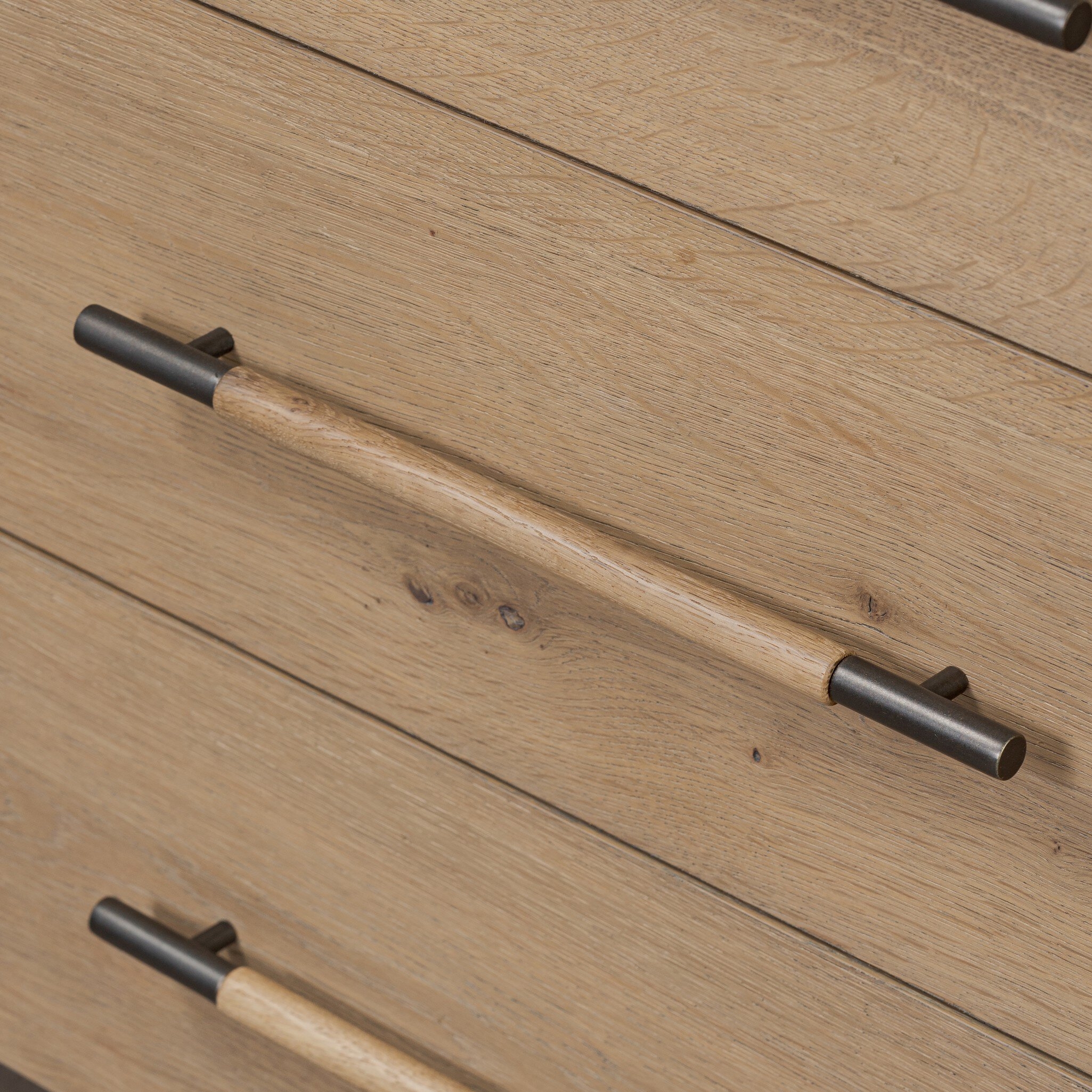 Eden 6 Drawer Dresser - Aged Smoked Oak Veneer - Image 10