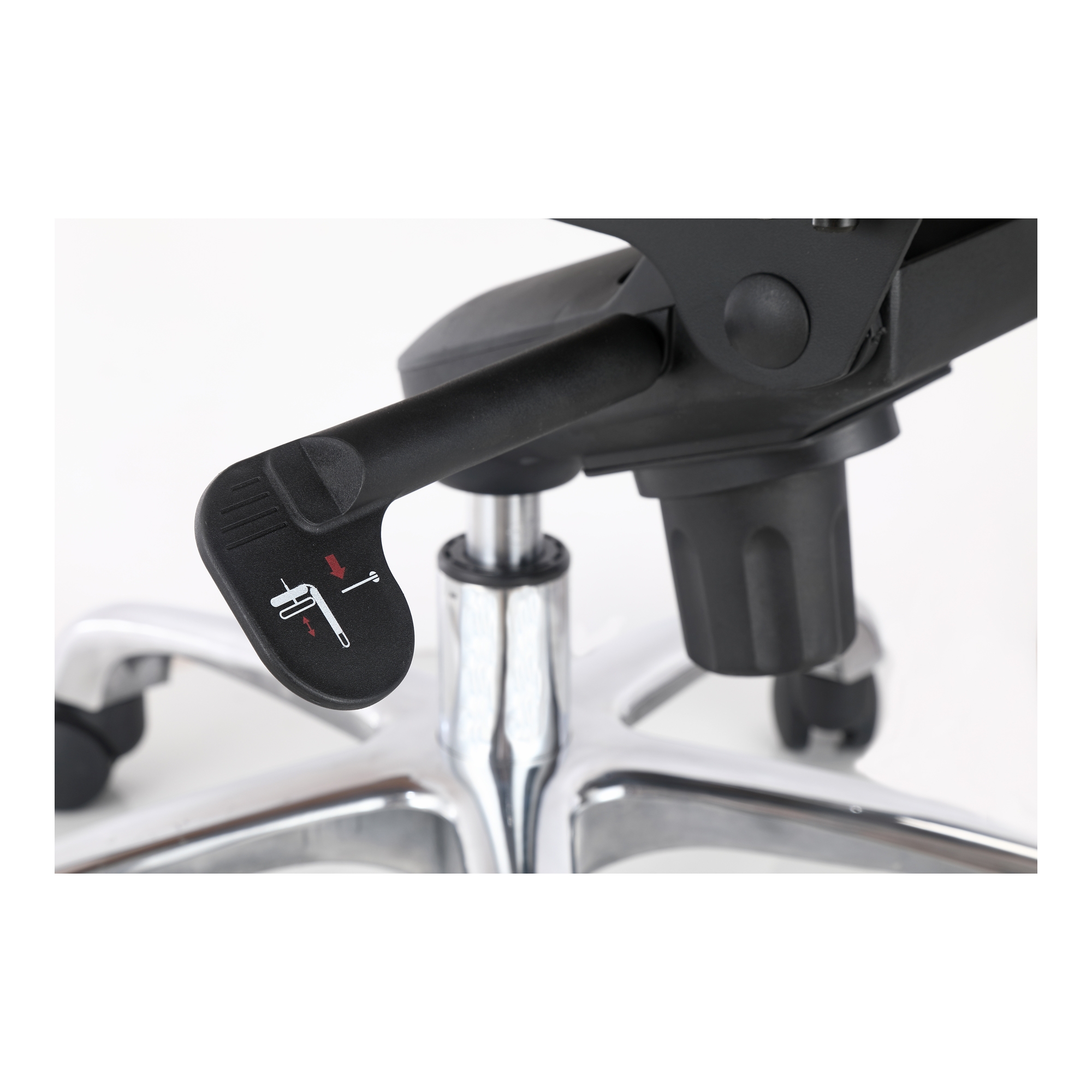 Studio High Back Office Chair Tan Vegan Leather - Image 5