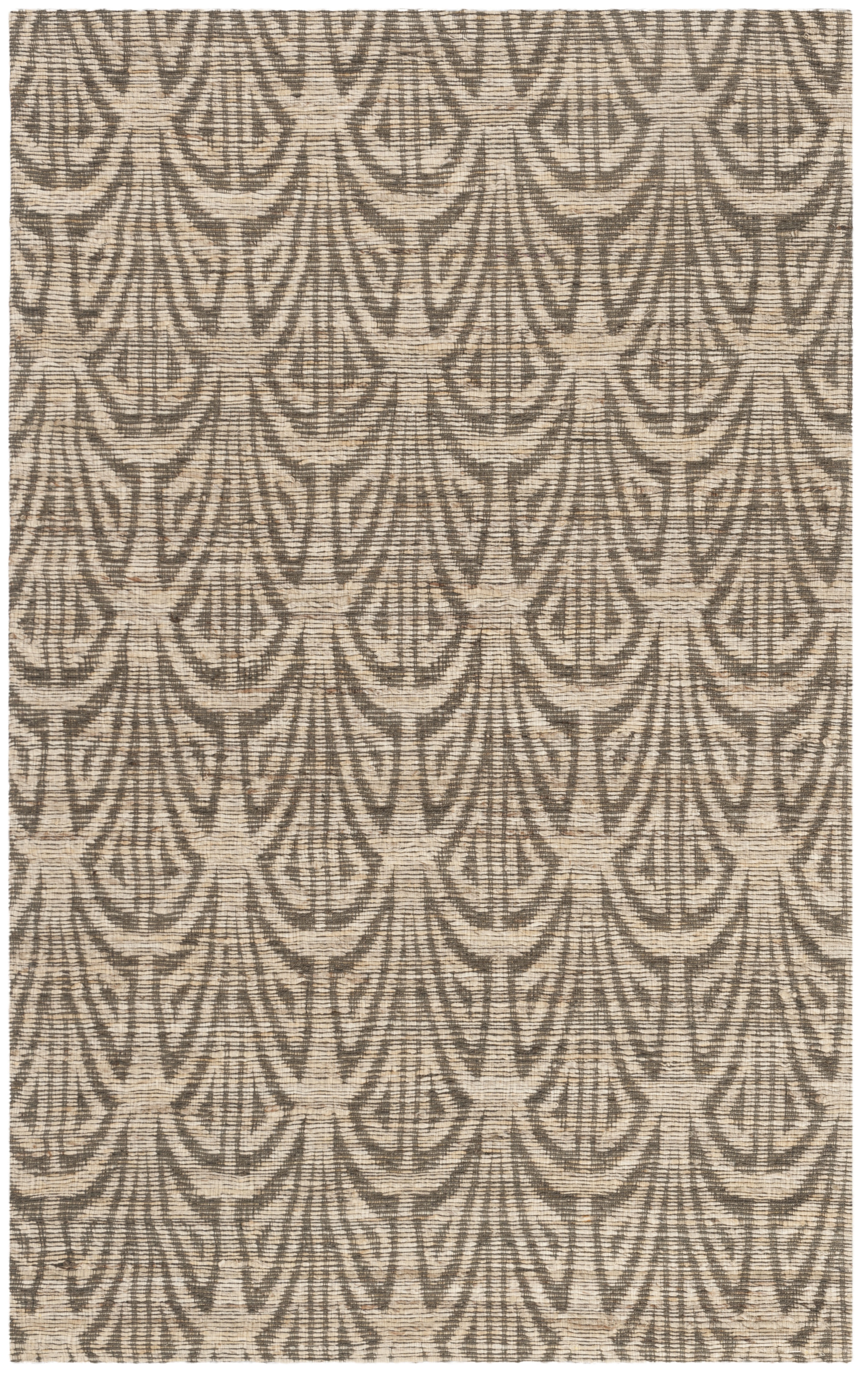 Arlo Home Hand Woven Area Rug, CAP501B, Light Beige/Grey,  4' X 6' - Image 0