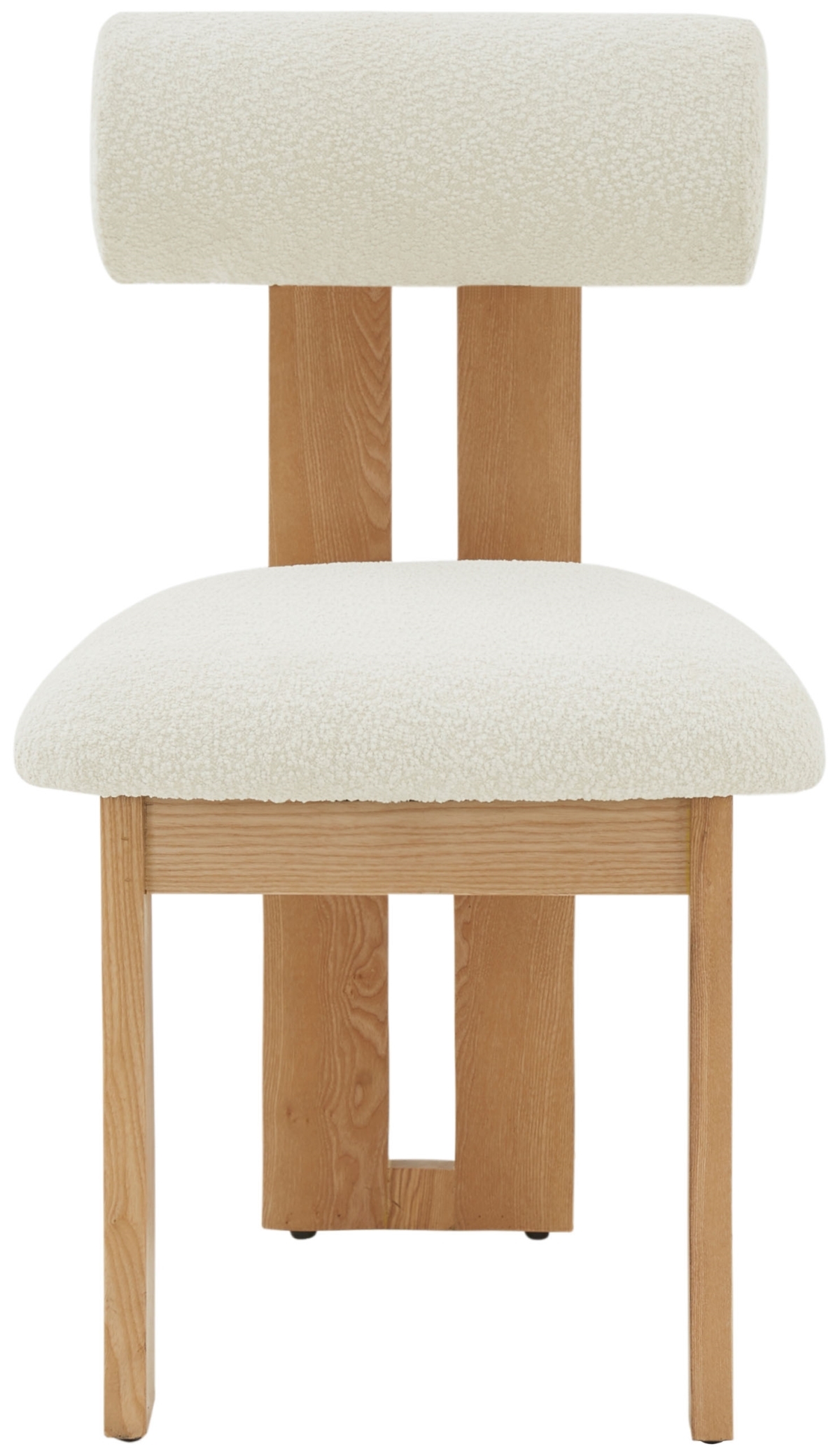 Halloway Boucle Dining Chair - Ivory/Natural - Image 0