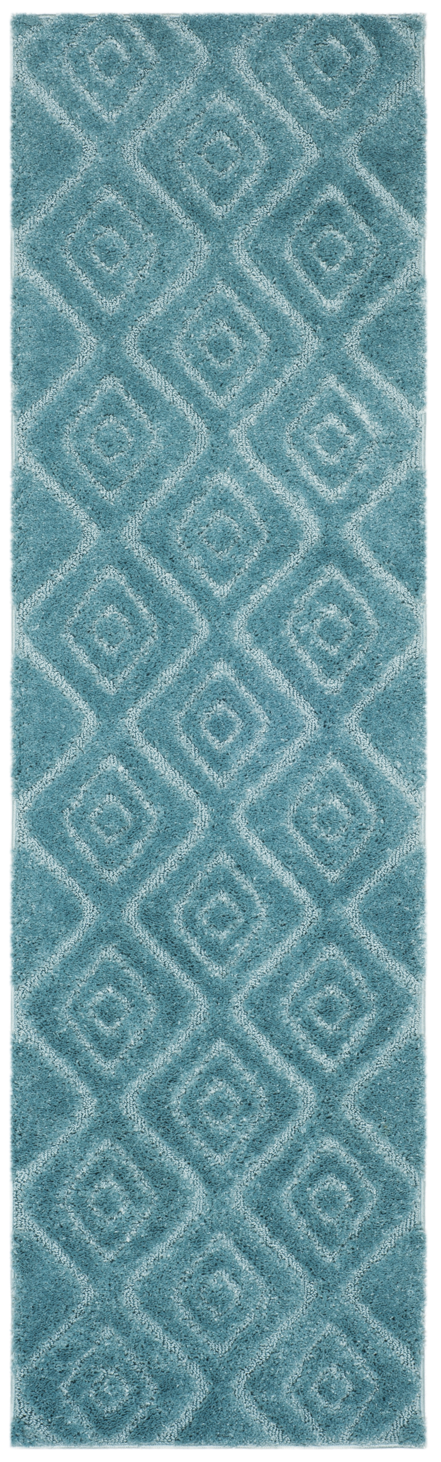 Arlo Home Woven Area Rug, OSG325D, Blue,  2' 3" X 8' - Image 0