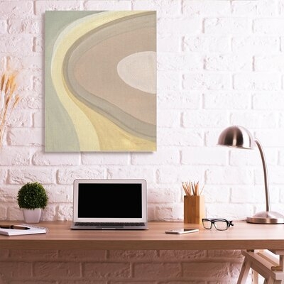 Abstract Organic Curves Neutral Brown Yellow - Image 0