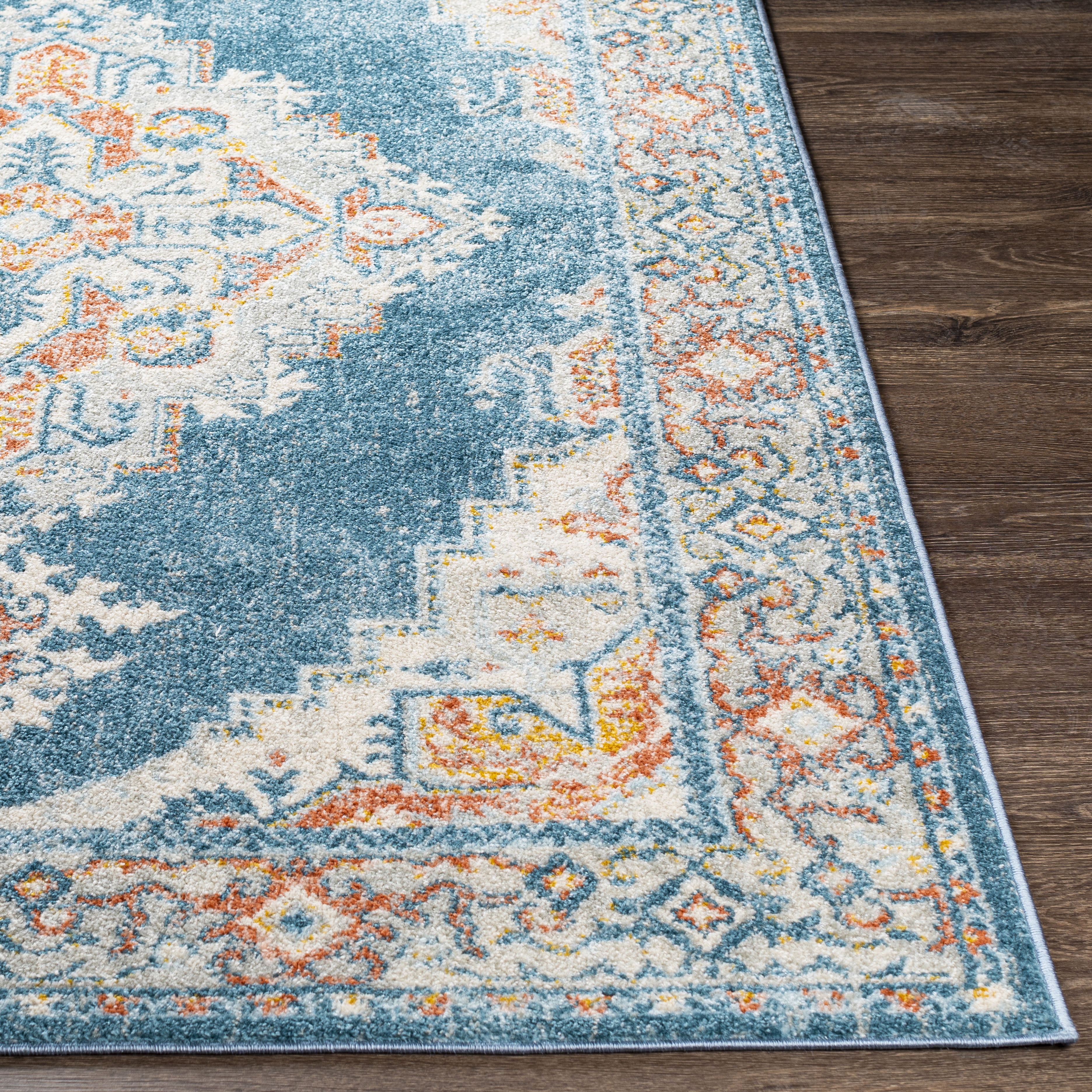 Chester Rug, 7'10" x 10'3", Blue - Image 2