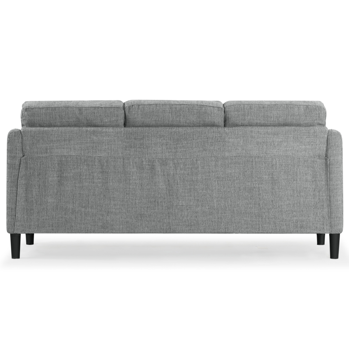 Edalynn Modern 3 Seater Sofa - Grey - Image 8
