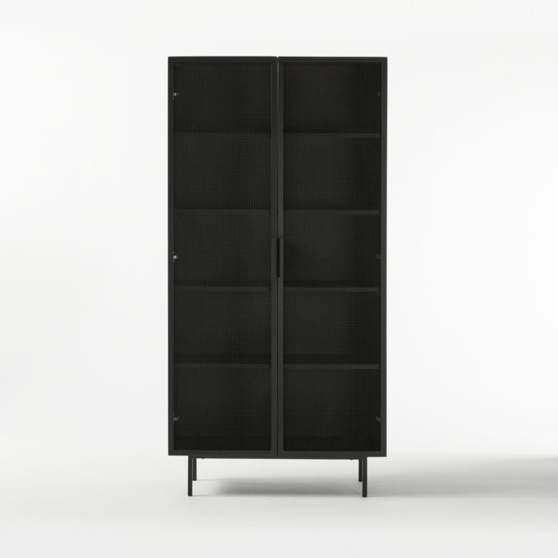 Trace Black Wire Mesh Door Bookcase II RESTOCK IN EARLY MAY, 2021 - Image 2