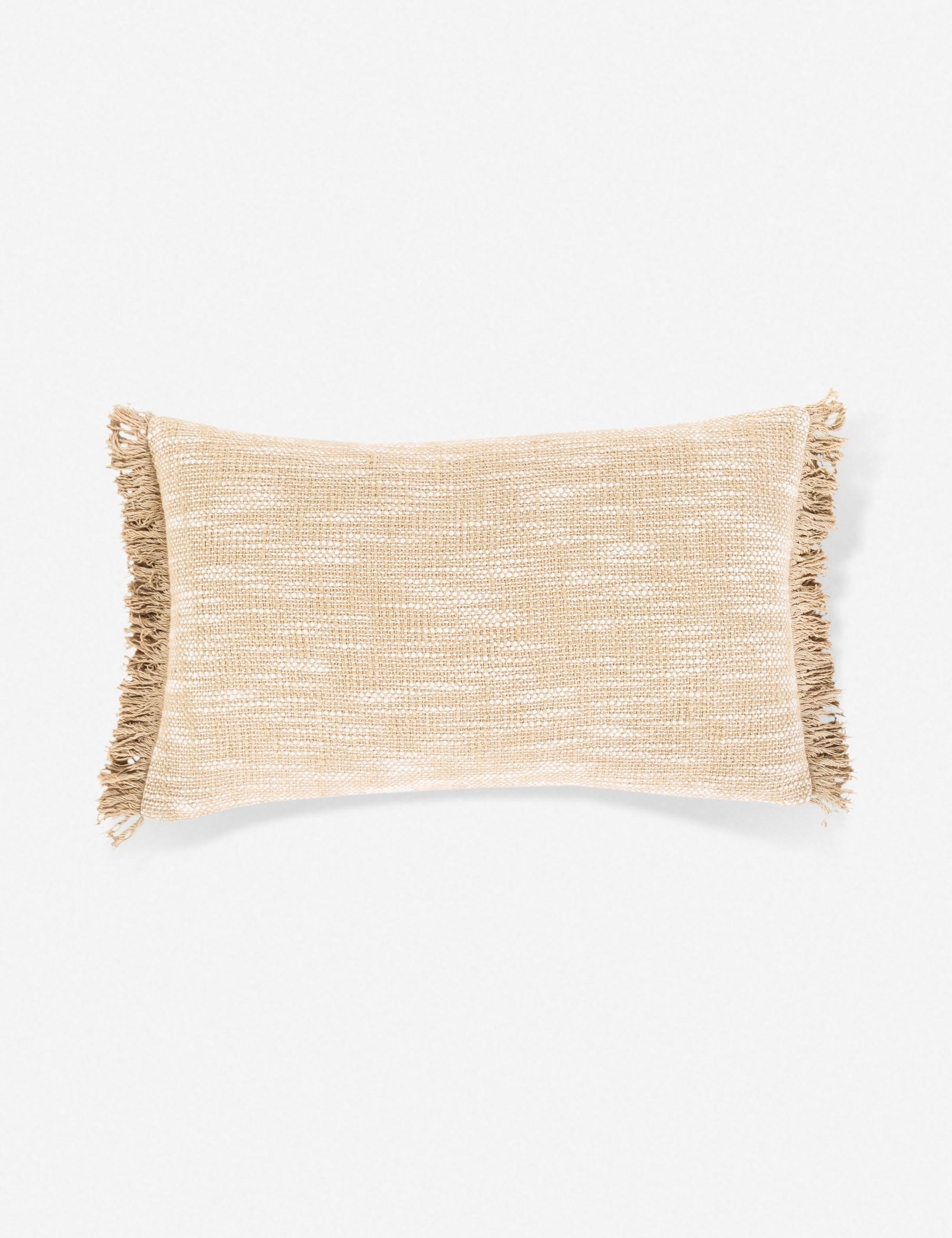 Melanne Lumbar Pillow, Khaki 20" x 12" - Image 0