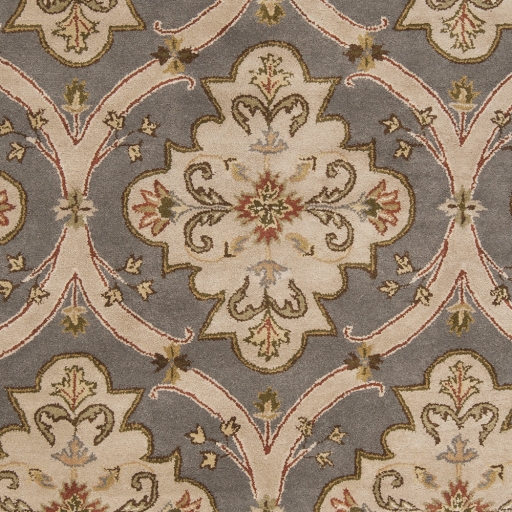 Crowne Gray Indoor 8' x 8' Handmade Rug - Image 0