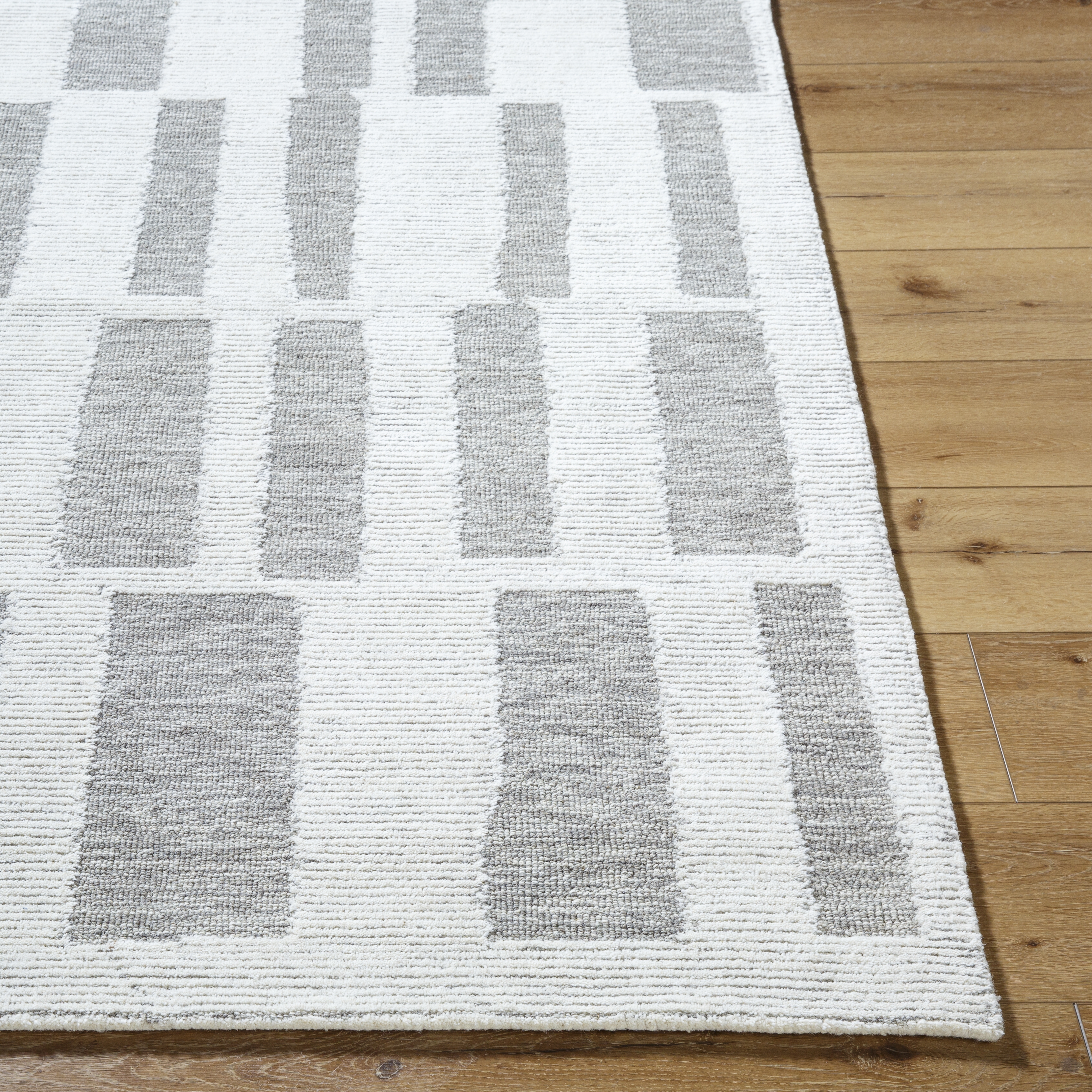 Bianca Gray Indoor 8' x 10' Handmade Rug - Image 1