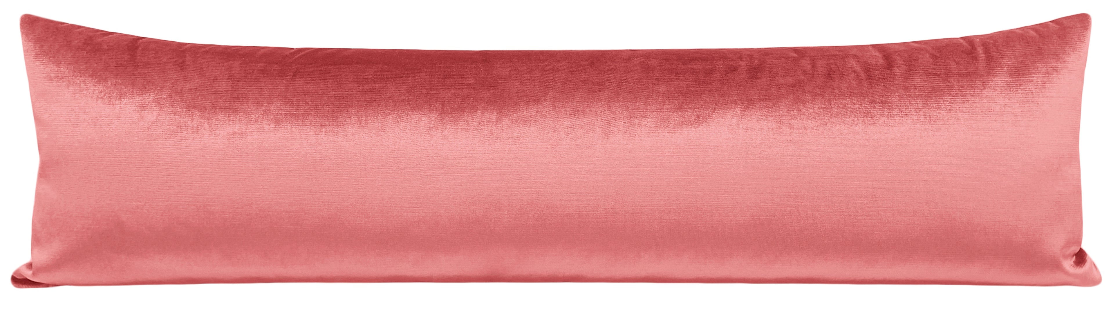 THE XL LUMBAR :: FAUX SILK VELVET // FLAMINGO - BY THE YARD - Image 2