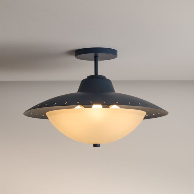 Astro Star Kids Semi-Flush Mount Ceiling Light - Image 0