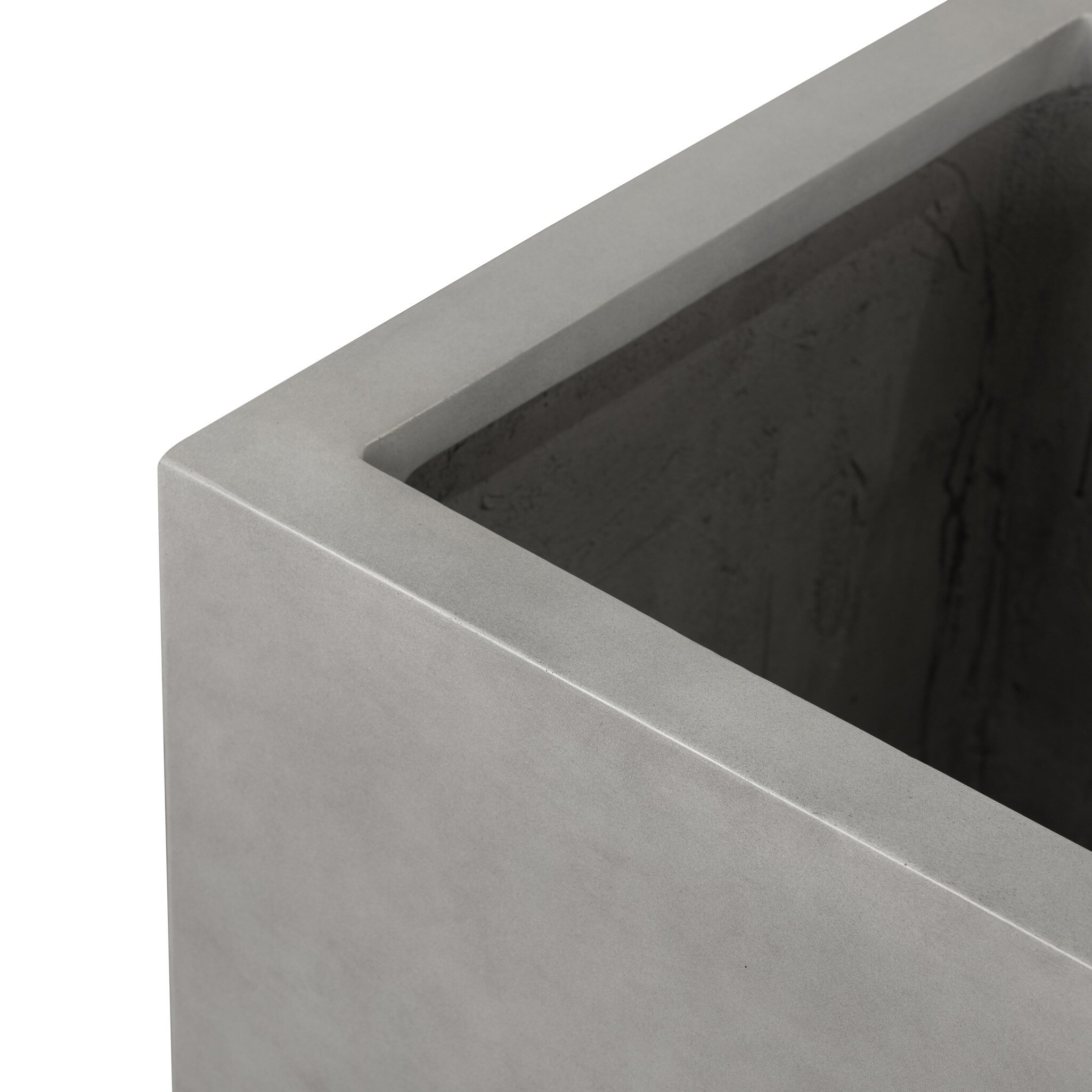 Kiro Planter - Natural Grey Concrete - Image 1