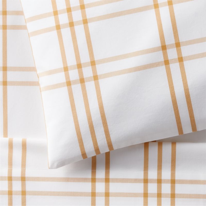 Stax Savannah Yellow 100% Organic Cotton Toddler Sheet Set - Image 2