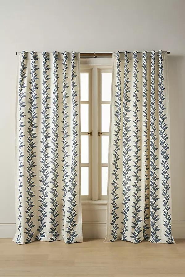 Calista Printed Floral Curtain - Image 0