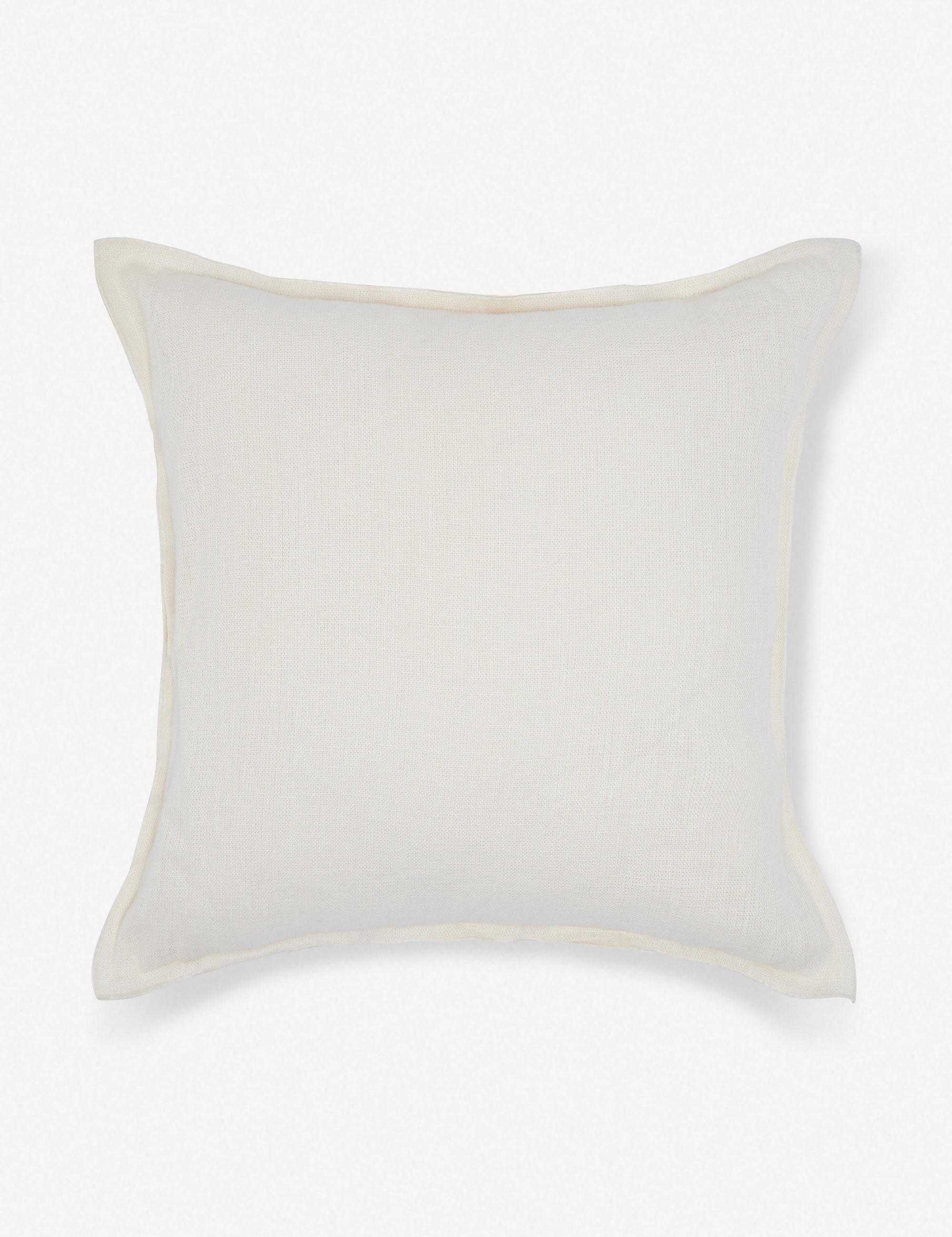 Arlo Linen Pillow, Ivory - Image 1