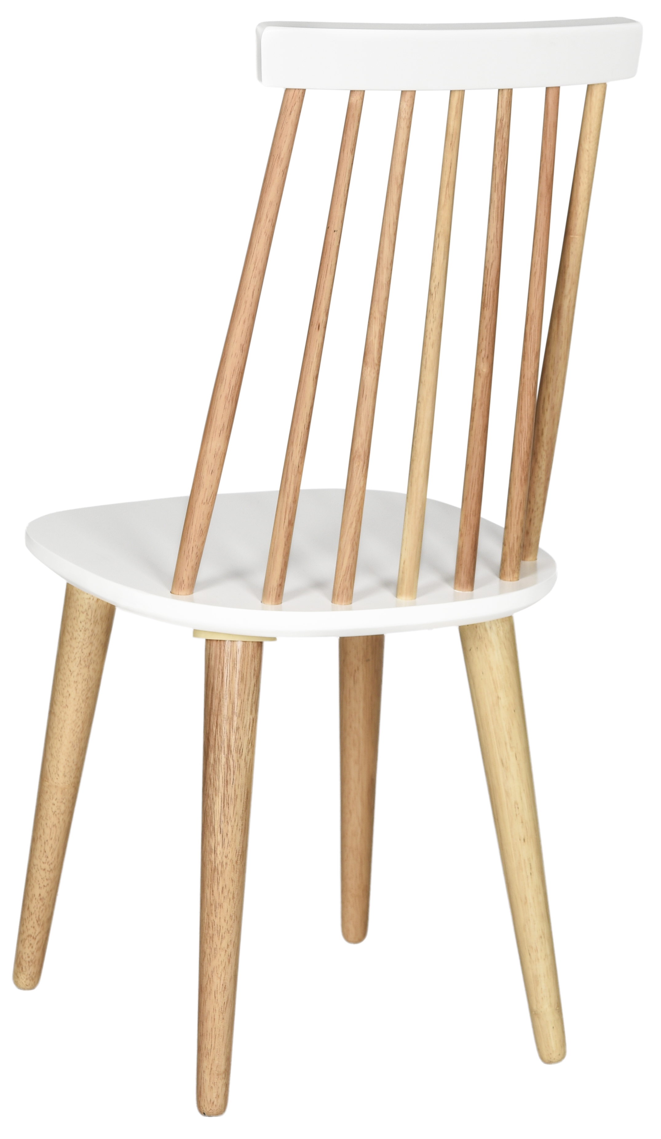 Burris 17''H Spindle Side Chair (Set of 2) - Natural/White - Arlo Home - Image 1