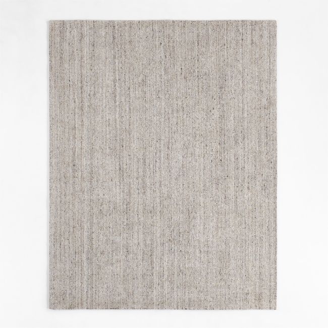 Vienne Performance Wool Handwoven Beige Area Rug 6'x9' - Image 0