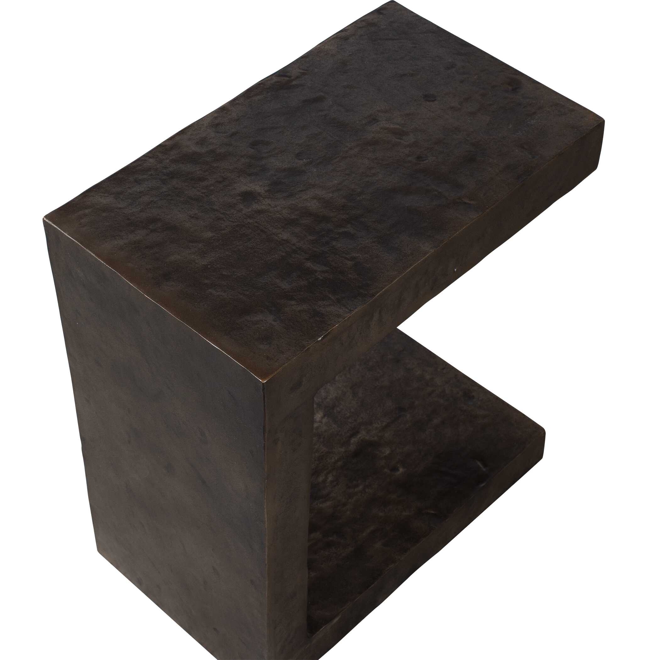 Obra Bronze Outdoor Side Table - Image 6