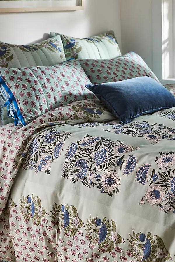 Lara Cotton Floral Printed Duvet Cover - Image 0