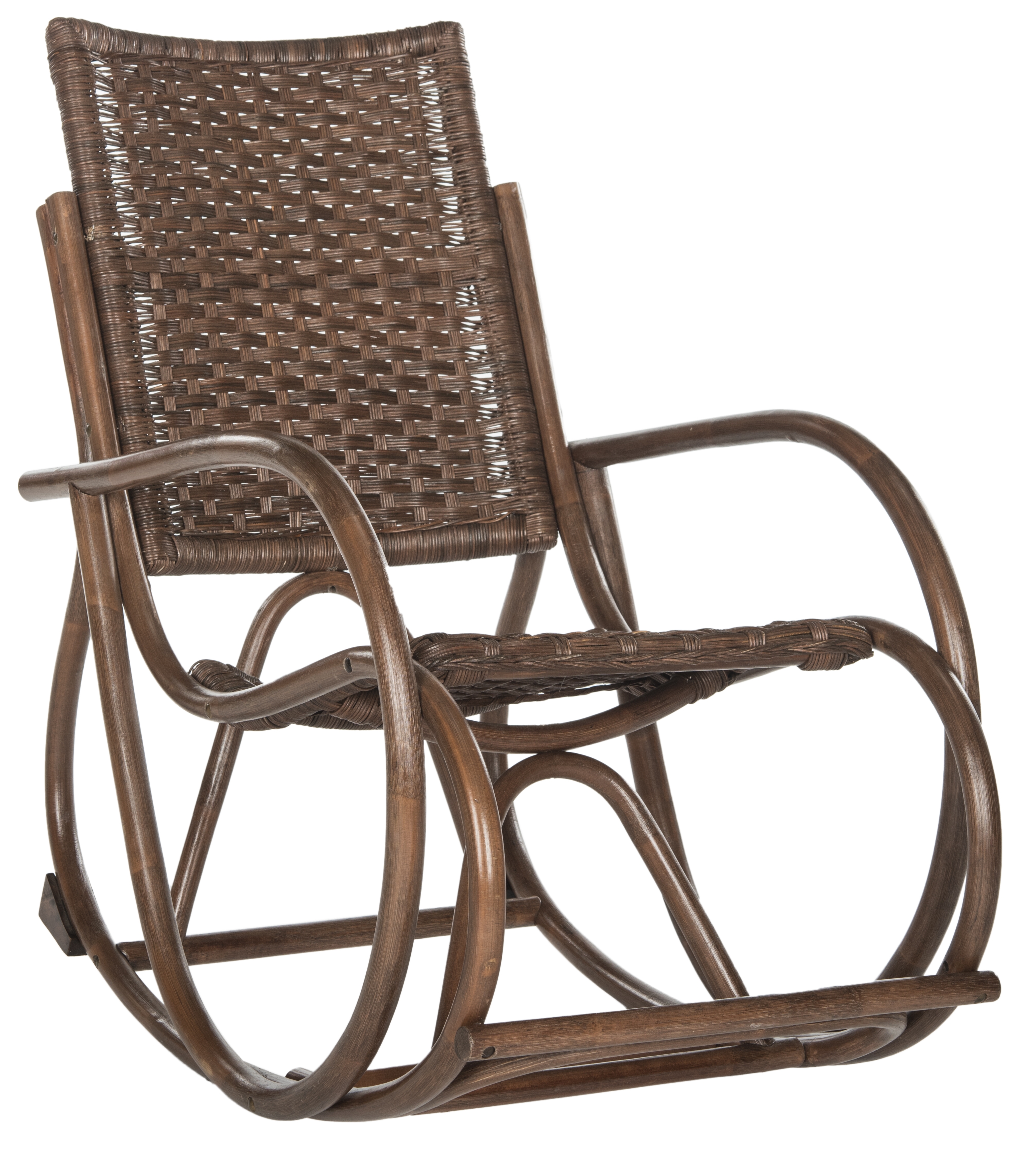 Bali Rocking Chair - Brown - Arlo Home - Image 1