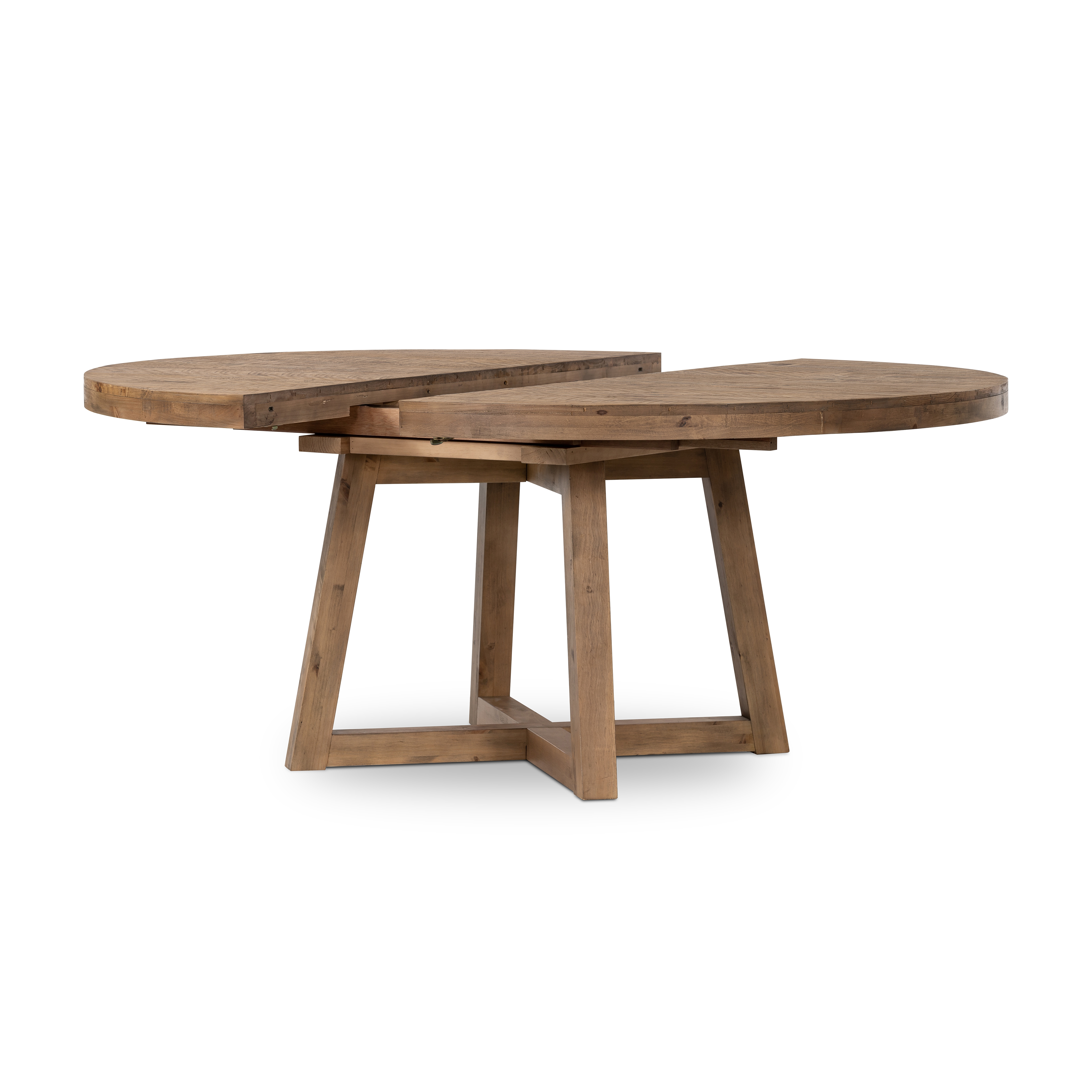 Eberwin Round Ext Dining Table-Natural - Image 3