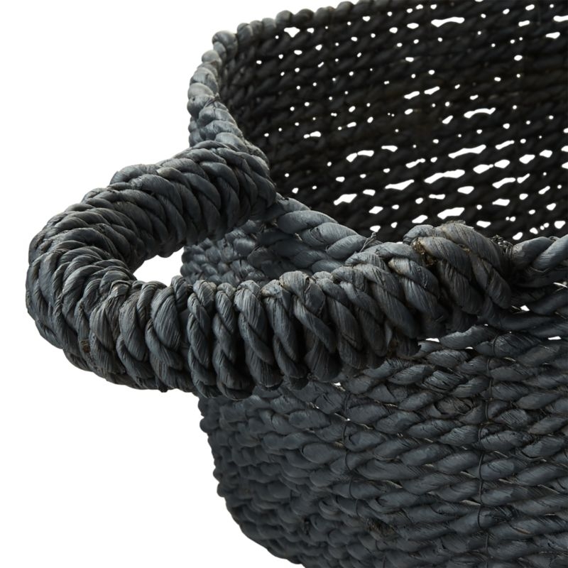 Alma Grey Basket with Handles - Image 4